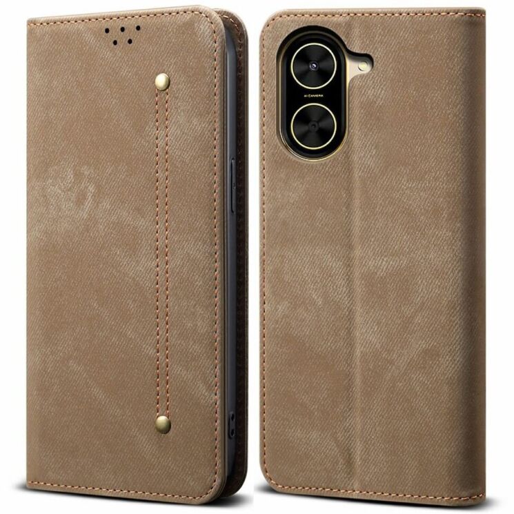 Чехол-книжка UniCase Jeans Wallet для Xiaomi Redmi A5 - Khaki: фото 1 из 7