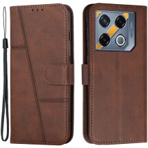 Чехол-книжка UniCase Jet Cover для Infinix GT 20 Pro - Brown: фото 1 из 10