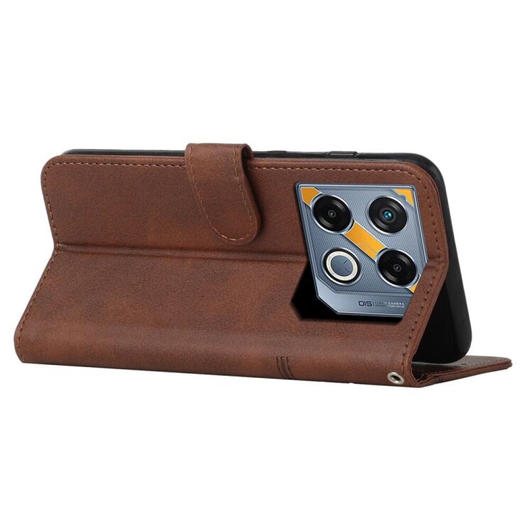 Чехол-книжка UniCase Jet Cover для Infinix GT 20 Pro - Brown: фото 3 из 10