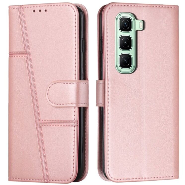Чохол-книжка UniCase Jet Cover для Infinix Hot 50 - Rose Gold: фото 1 з 10