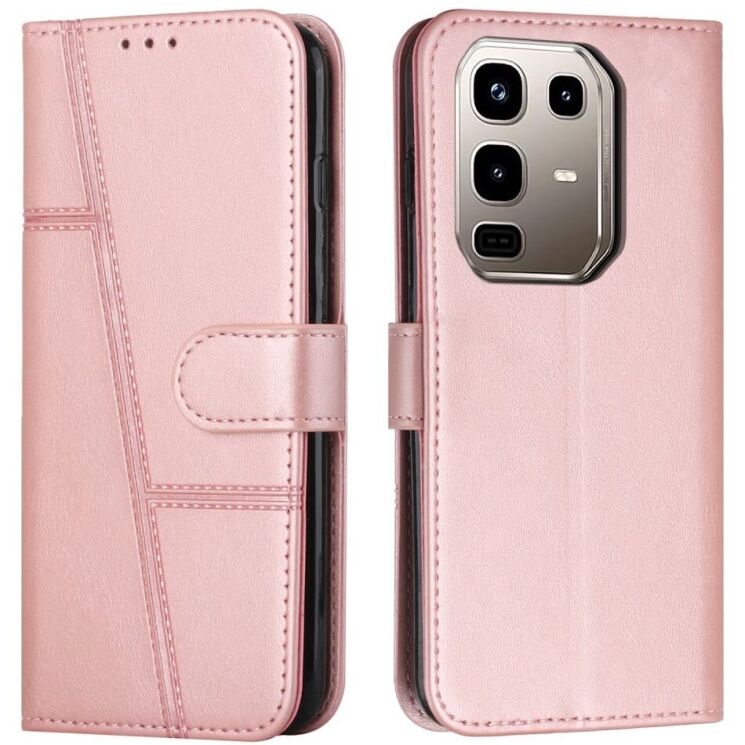 Чехол-книжка UniCase Jet Cover для Infinix Note 50 / Note 50 Pro - Rose Gold: фото 1 из 10