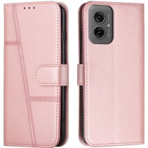 Чехол-книжка UniCase Jet Cover для Motorola Moto G55 - Rose Gold: фото 1 из 10