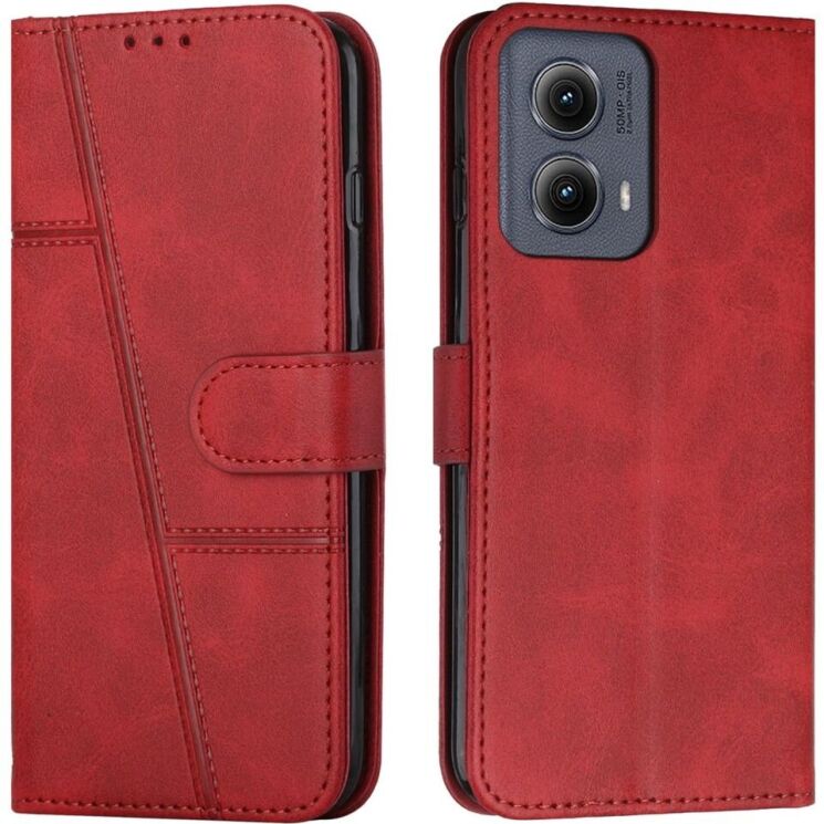 Чохол-книжка UniCase Jet Cover для Motorola Moto G85 - Red: фото 1 з 10
