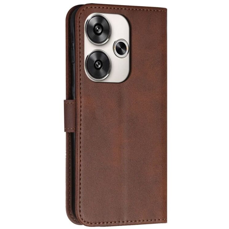 Чохол-книжка UniCase Jet Cover для Xiaomi Poco F6 - Brown: фото 5 з 10