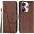Чохол-книжка UniCase Jet Cover для Xiaomi Poco F6 - Brown: фото 1 з 10