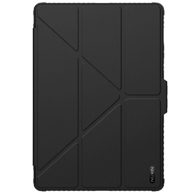 Чехол NILLKIN Bumper Leather Case Pro для Samsung Galaxy Tab S10 FE Plus - Black: фото 2 из 19