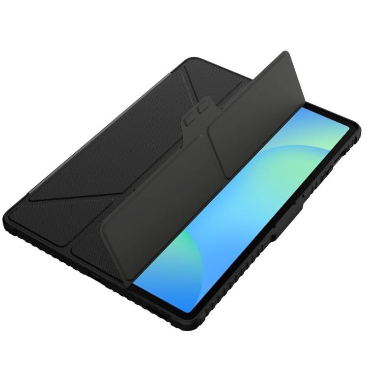 Чехол NILLKIN Bumper Leather Case Pro для Samsung Galaxy Tab S10 FE Plus - Black: фото 5 из 19