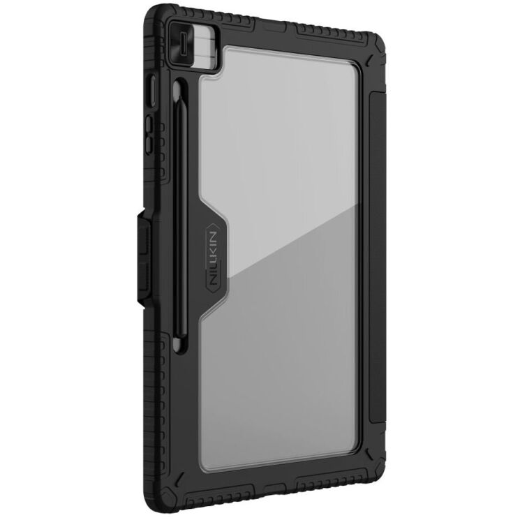 Чехол NILLKIN Bumper Leather Case Pro для Samsung Galaxy Tab S10 FE Plus - Black: фото 3 из 19