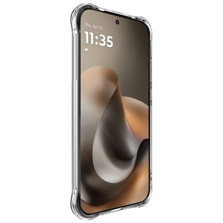 Чохол з посиленими кутами IMAK Airbag MAX Case для Motorola Moto G77 - Transparent: фото 2 з 10