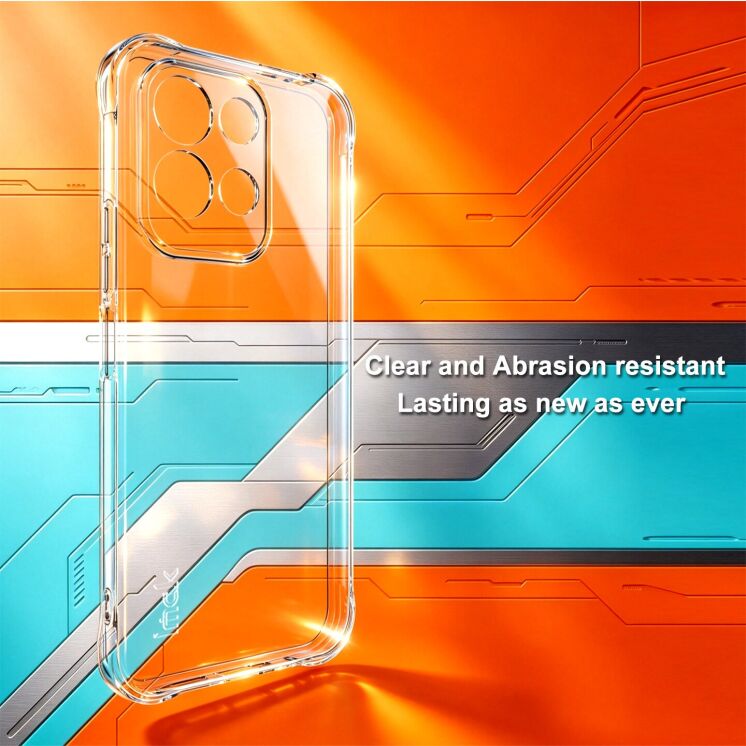 Чехол с усиленными углами IMAK Airbag MAX Case для Xiaomi Redmi 17 - Transparent: фото 4 из 9