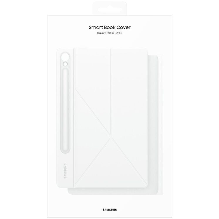 Чехол Smart Book Cover для Samsung Galaxy Tab S9 / Tab S9 FE / Tab S10 FE (EF-BX710PWEGWW) - White: фото 11 из 11