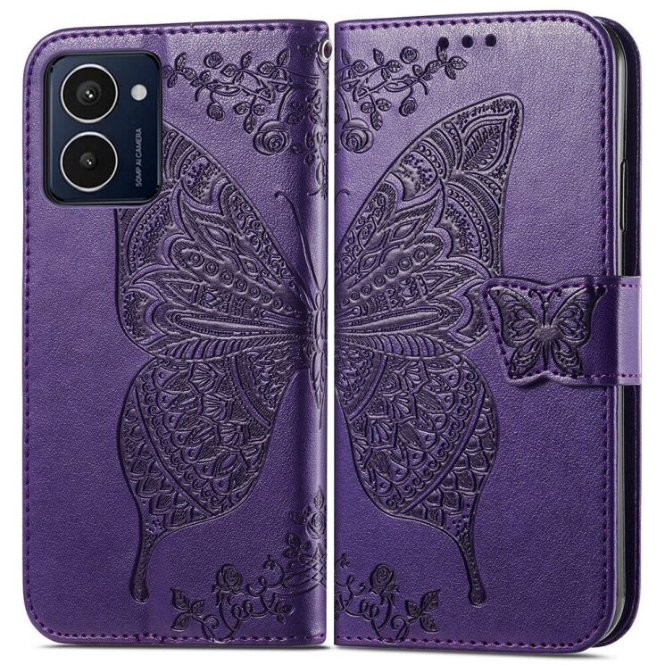 Чехол UniCase Butterfly Pattern для HMD Pulse Pro - Dark Purple: фото 1 из 5