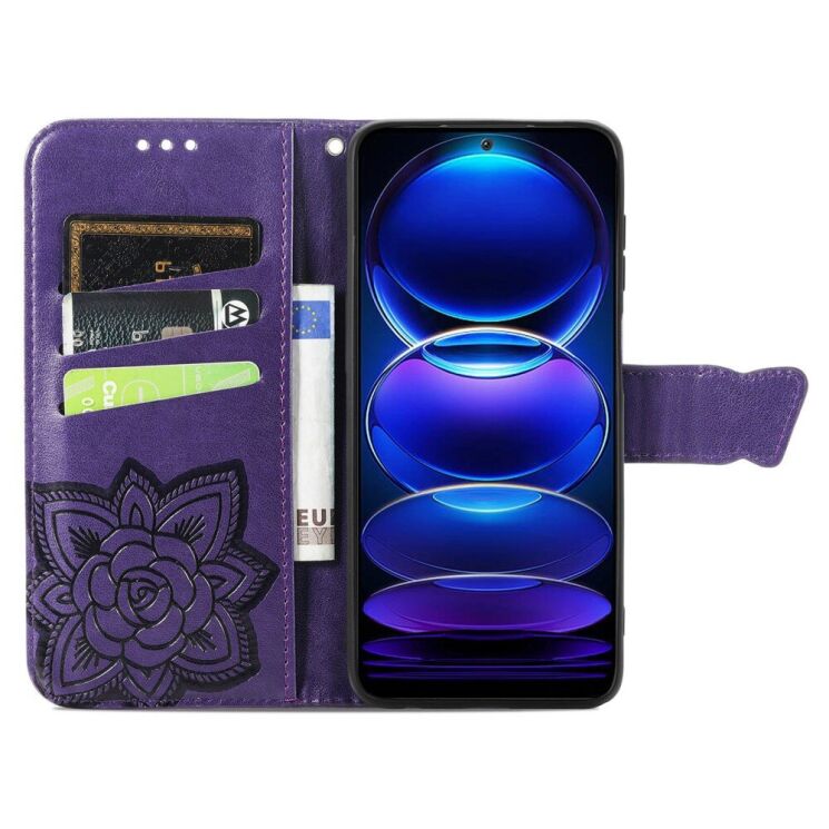 Чехол UniCase Butterfly Pattern для HMD Pulse Pro - Dark Purple: фото 2 из 5