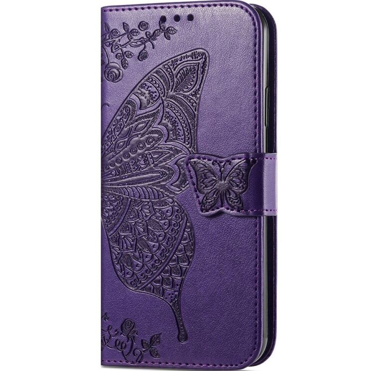 Чехол UniCase Butterfly Pattern для HMD Pulse Pro - Dark Purple: фото 5 из 5