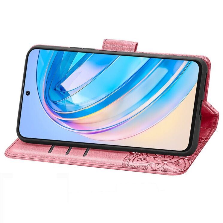Чехол UniCase Butterfly Pattern для Honor X6a - Pink: фото 3 из 6