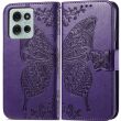 Чехол UniCase Butterfly Pattern для Motorola Moto G75 - Dark Purple (367821DV)