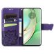 Чехол UniCase Butterfly Pattern для Motorola Moto G75 - Dark Purple (367821DV). Фото 2 из 10