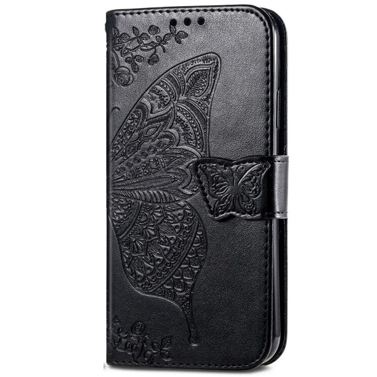 Чехол UniCase Butterfly Pattern для Realme C63 / C61 / Note 60x - Black: фото 5 из 9