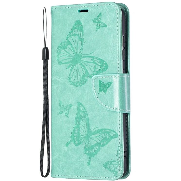 Чехол UniCase Butterfly Pattern для Samsung Galaxy S21 FE (G990) - Green: фото 3 из 10