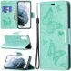 Чехол UniCase Butterfly Pattern для Samsung Galaxy S21 FE (G990) - Green (230621G). Фото 1 из 10