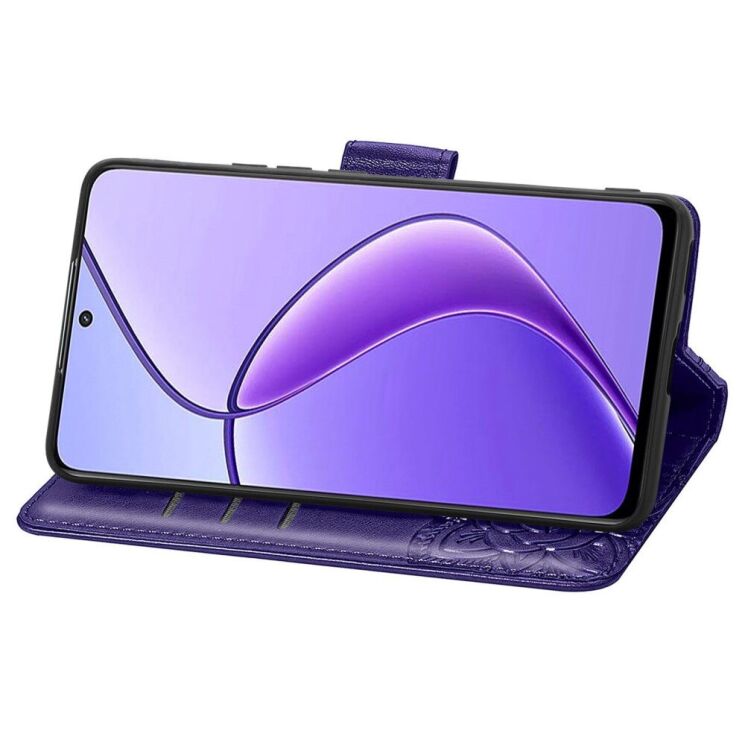Чехол UniCase Butterfly Pattern для TECNO Spark 30C - Dark Purple: фото 3 из 10