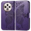 Чехол UniCase Butterfly Pattern для TECNO Spark 30C - Dark Purple (361714DV)