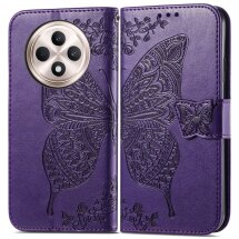Чехол UniCase Butterfly Pattern для TECNO Spark 30C - Dark Purple: фото 1 из 10