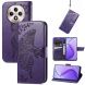Чехол UniCase Butterfly Pattern для TECNO Spark 30C - Dark Purple (361714DV). Фото 4 из 10