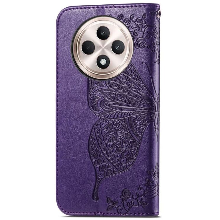 Чехол UniCase Butterfly Pattern для TECNO Spark 30C - Dark Purple: фото 6 из 10