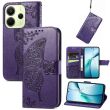 Чехол UniCase Butterfly Pattern для Xiaomi Redmi Note 14 4G - Dark Purple (373474DV)