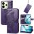 Чехол UniCase Butterfly Pattern для Xiaomi Redmi Note 14 4G - Dark Purple: фото 1 из 11
