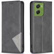 Чохол-книжка з кишеньками UniCase Geometric Pattern для Motorola Moto G06 - Black (401505B)