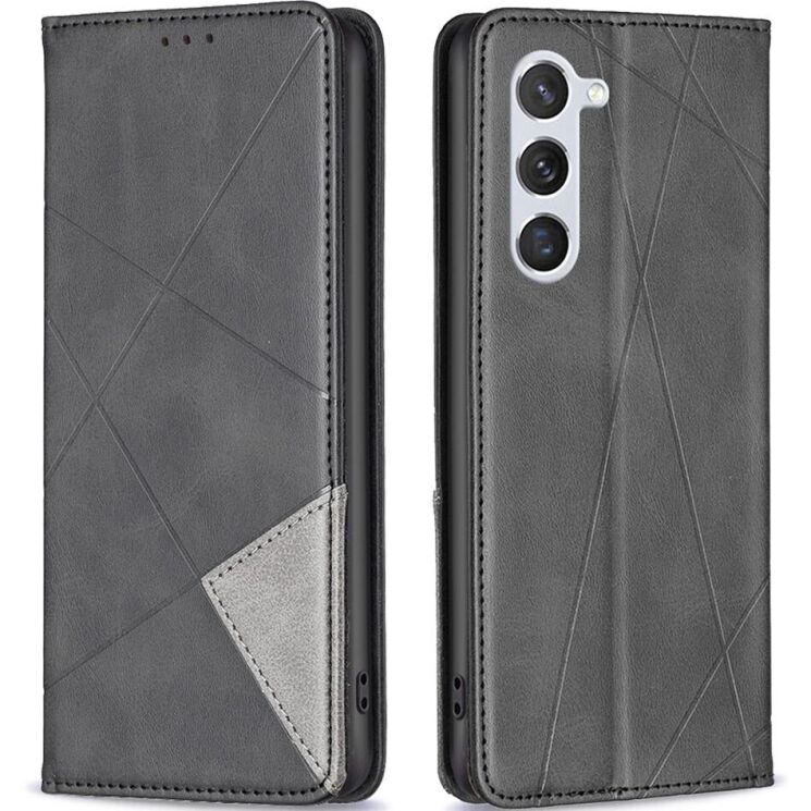 Чехол UniCase Geometric Pattern для Samsung Galaxy S24 (S921) / Galaxy S25 (S931) - Black: фото 1 из 8