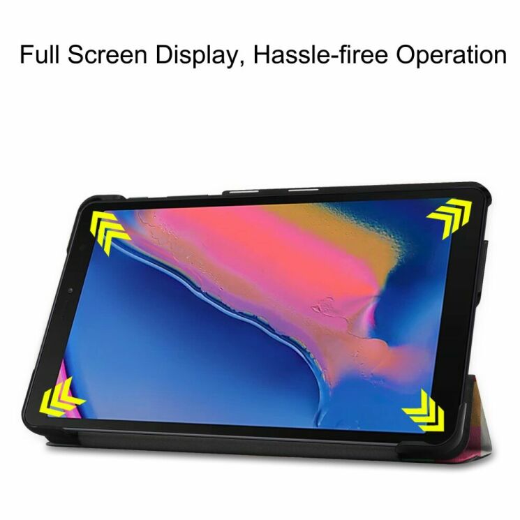Чохол UniCase Life Style для Samsung Galaxy Tab A 8.0 (2019) - Colorful Check: фото 4 з 8