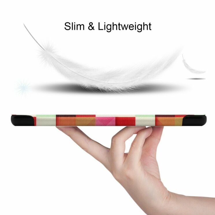 Чохол UniCase Life Style для Samsung Galaxy Tab A 8.0 (2019) - Colorful Check: фото 2 з 8