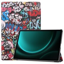 Чохол Deexe Life Style для Samsung Galaxy Tab S9 FE Plus (X610/616) - Graffiti: фото 1 з 9