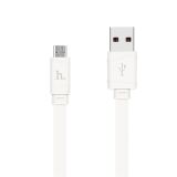 Дата-кабель HOCO X5 Bamboo (microUSB) - White (CA-0629W)