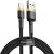 Кабель Baseus Cafule USB to Lightning (2.4A, 1m) CALKLF-BV1 - Black / Gold: фото 1 з 18