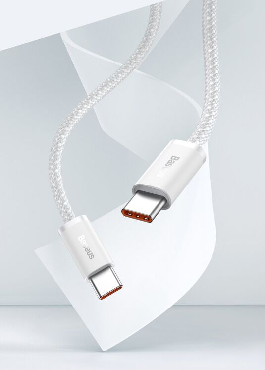 Кабель Baseus Dynamic Series Type-C to Type-C (100W, 1m) CALD000216 - Gray: фото 3 з 19