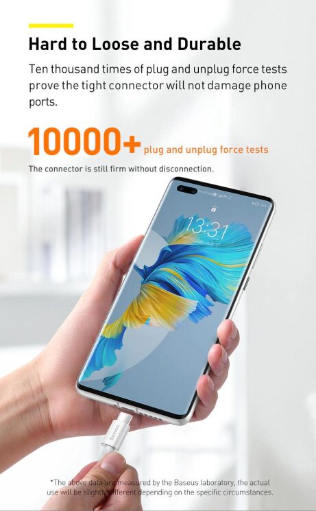 Кабель Baseus Superior Series Type-C to Type-C (100W, 1m) CATYS-B01 - Black: фото 12 з 23