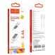 Кабель Hoco X108 Benefit USB to Lightning (2.4A, 1m) - White (896298W). Фото 3 з 4