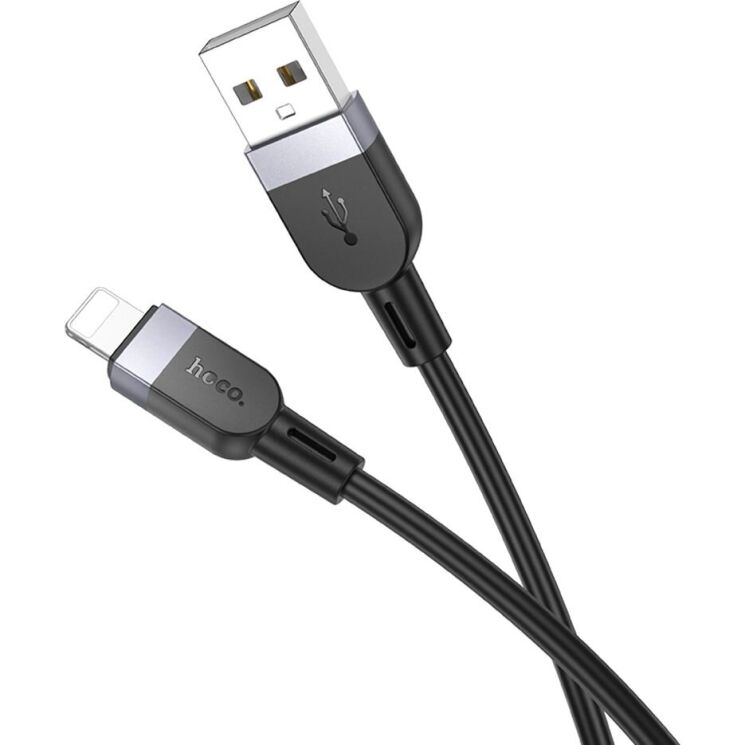Кабель Hoco X109 USB to Lightning (2.4A, 3m) - Black: фото 4 из 8