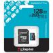 Карта памяти Kingston MicroSDXC Canvas Go Plus Gen4 128GB UHS-I U3 V30 A2 R200 + адаптер (SDCG4/128GB) - Black (945169). Фото 3 из 3