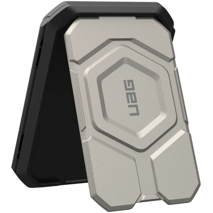 Кардхолдер URBAN ARMOR GEAR (UAG) Magnetic Wallet With Stand (964442114040) - Black / Titanium: фото 6 из 10