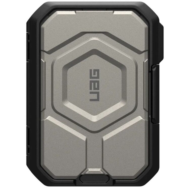 Кардхолдер URBAN ARMOR GEAR (UAG) Magnetic Wallet With Stand (964442114040) - Black / Titanium: фото 4 из 10