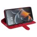 Классический чехол-книжка Deexe Wallet Style для Motorola Signature - Red (407612R). Фото 3 из 6