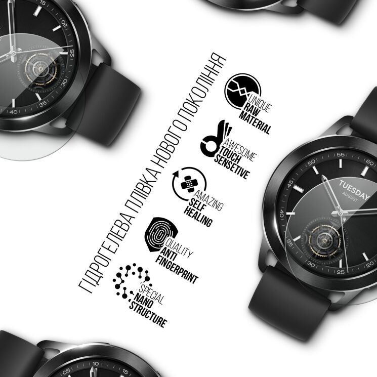 Комплект пленок (6шт) ArmorStandart Watch Film для Xiaomi Watch S3: фото 2 из 4