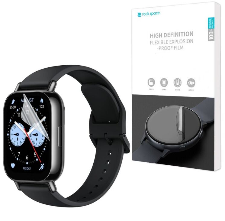 Комплект плівок (6шт) RockSpace Watch Film для Xiaomi Redmi Watch 5 Lite: фото 1 з 6