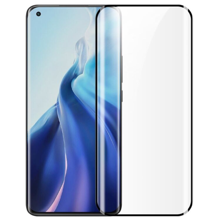 Комплект защитных пленок (2 шт) NILLKIN Impact Resistant Curved Film для Xiaomi Mi 11 - Black: фото 1 из 18