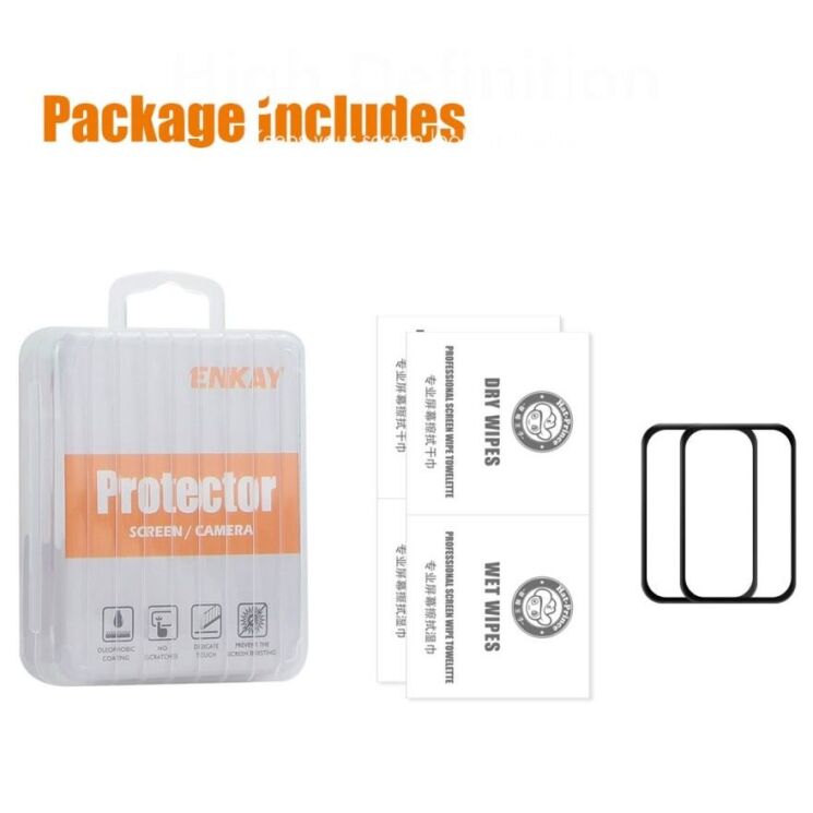 Комплект захисних плівок ENKAY Protector Film для Samsung Galaxy Fit 3 - Black: фото 6 з 6